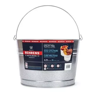 Behrens Galvanized Utility Pail, 4.25 Gal