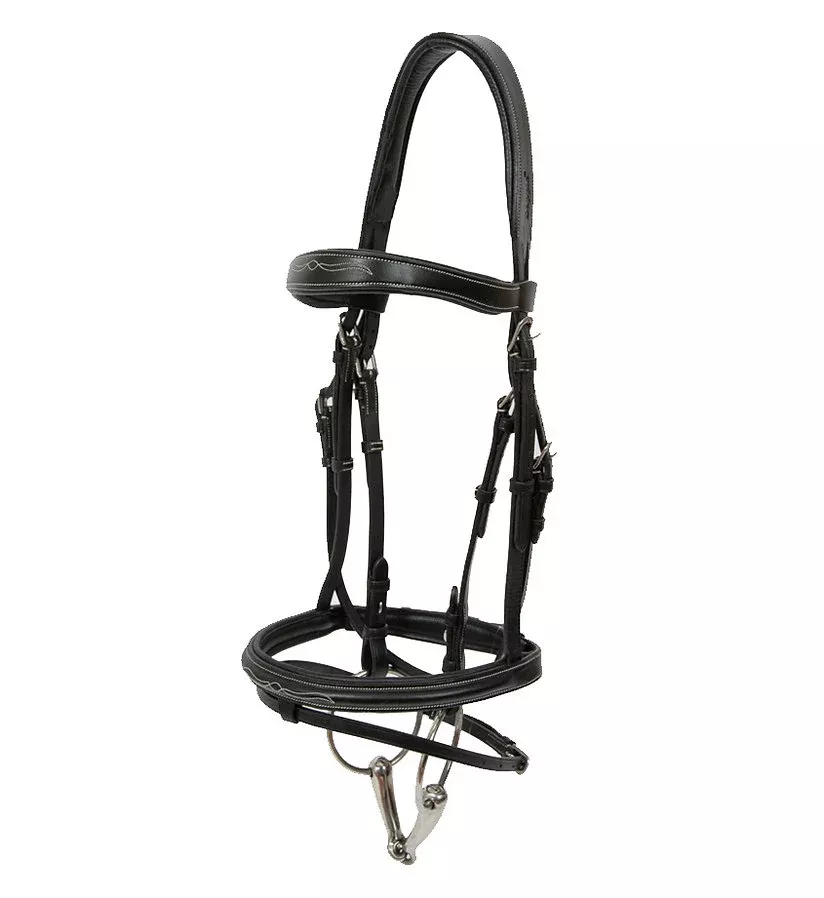 Black Anatomical Bridle