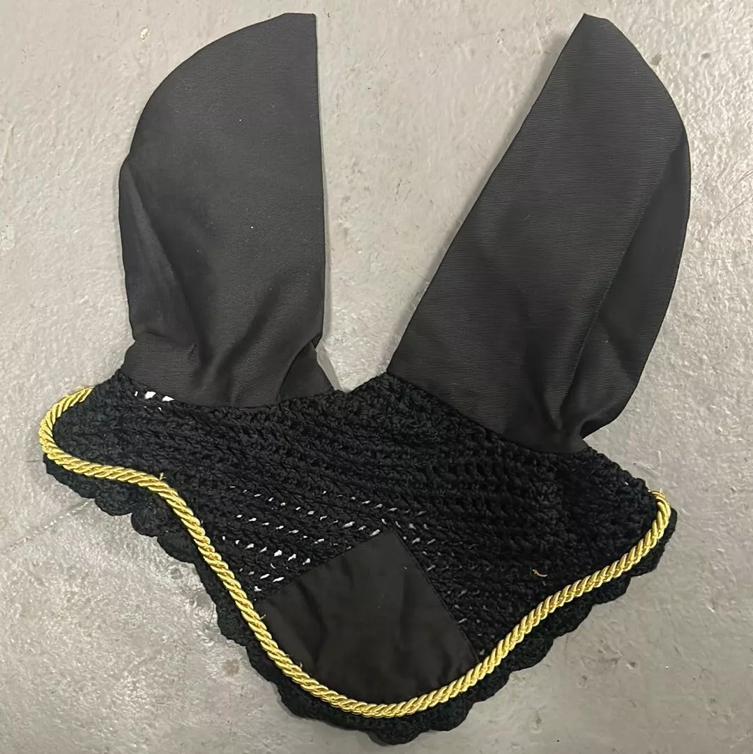Black Bonnet with XLarge Ears