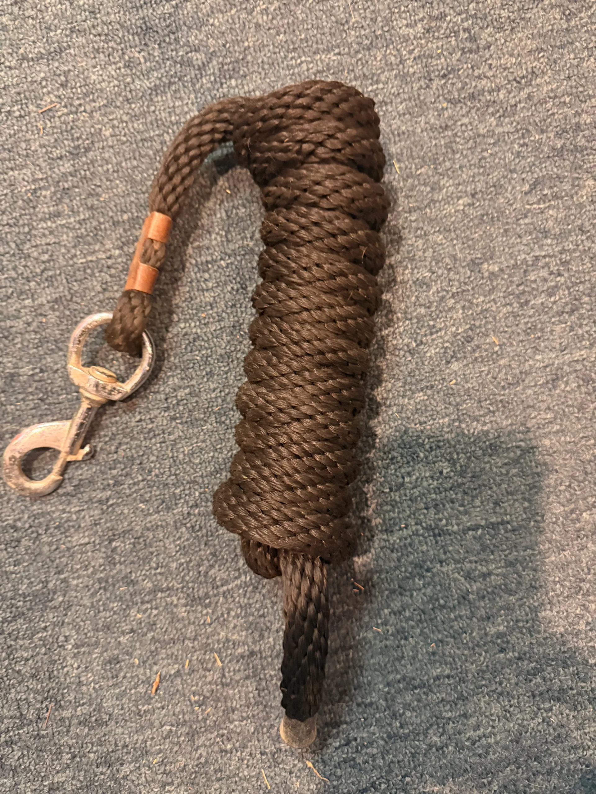 Black Cotton Lead Rope