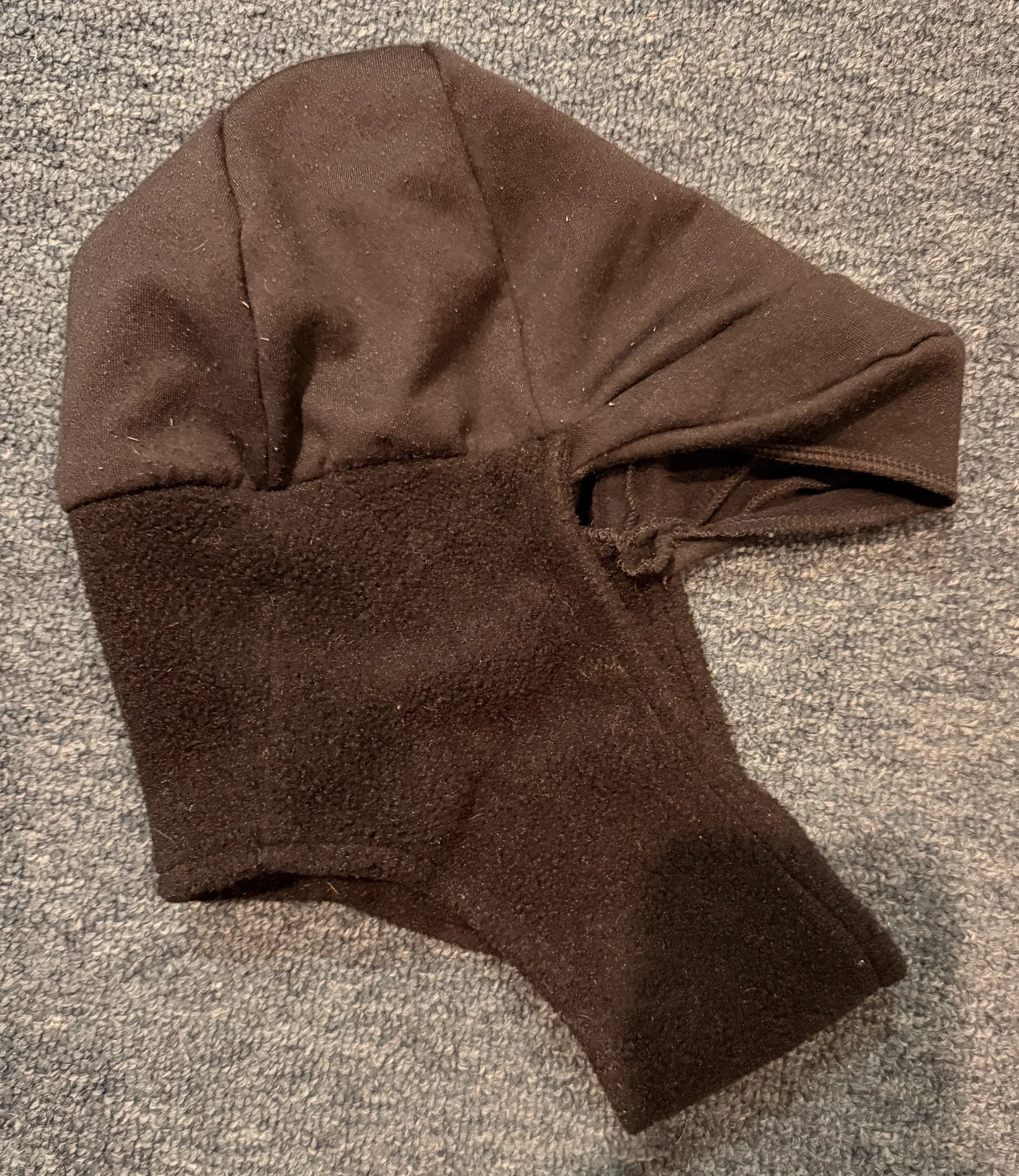 Black Fleece Helmet Winter Cover