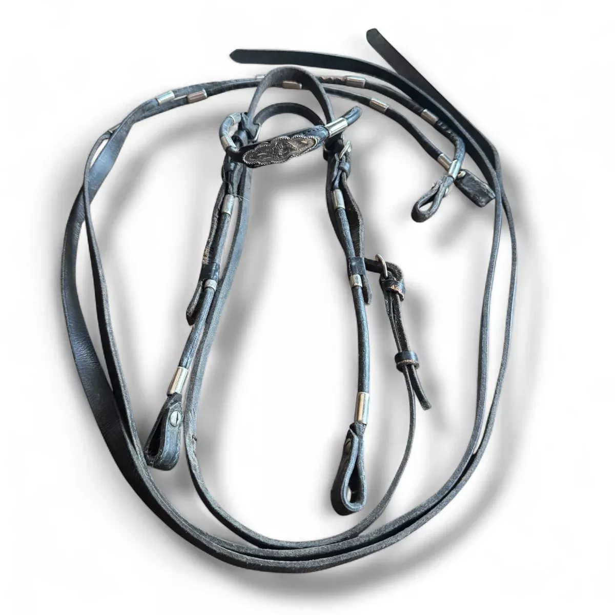 Black Headstall and Reins Set