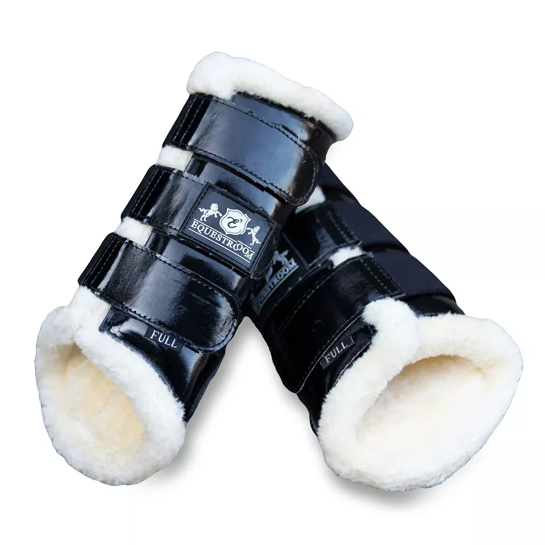 Black Ink Brushing Boots