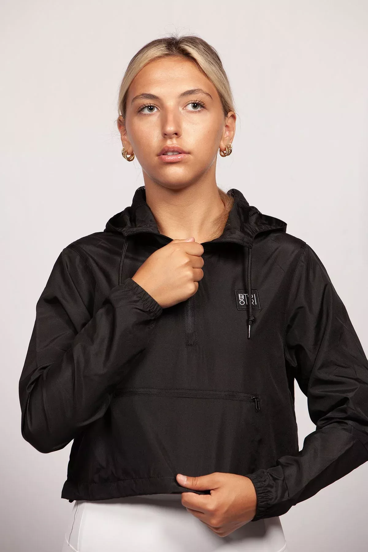 Black Riding Jacket Windbreaker