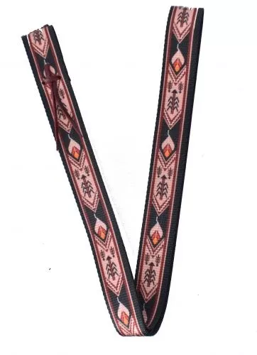 Black/Tan Nylon Tie Strap with Navajodesign