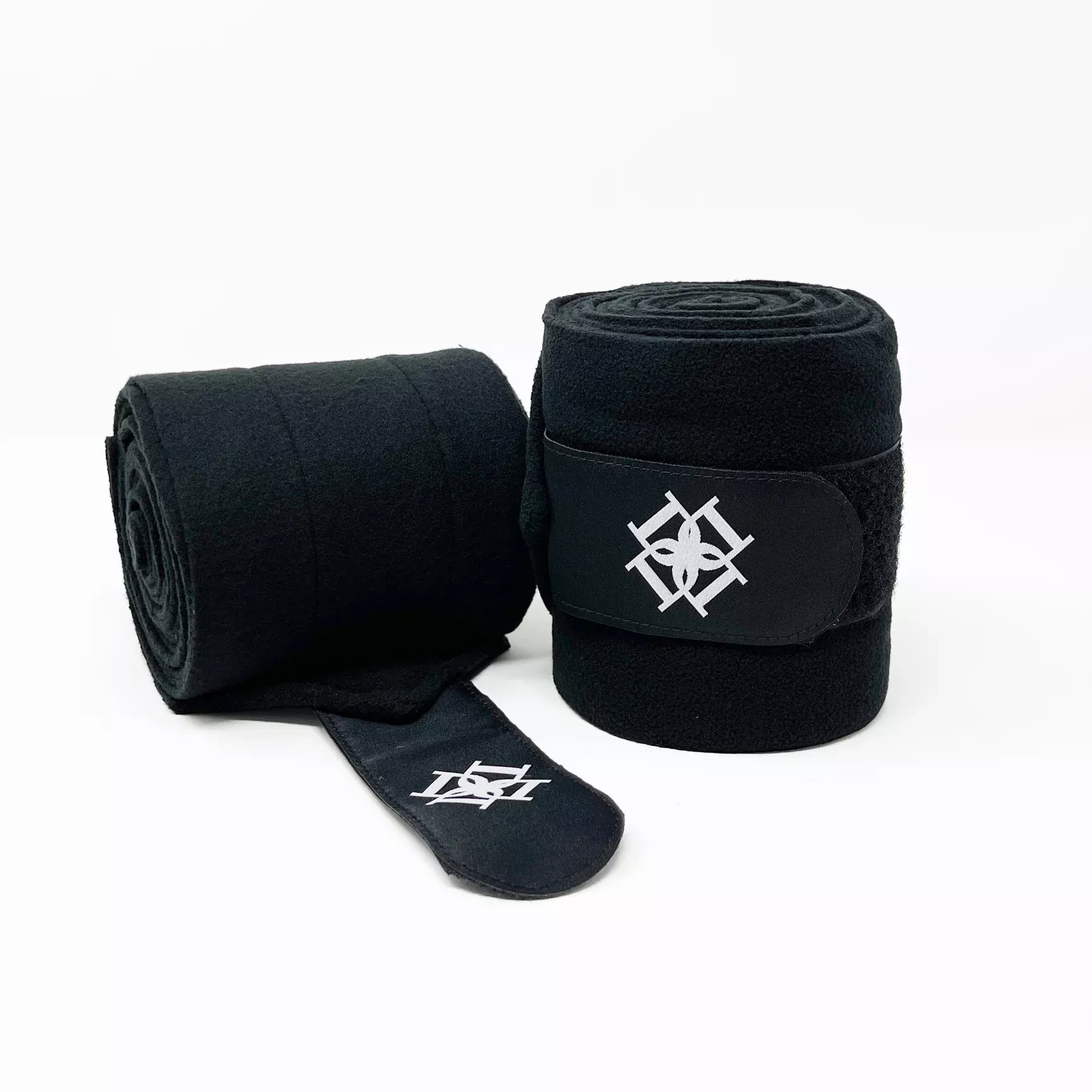 Black & White Fleece Bandages