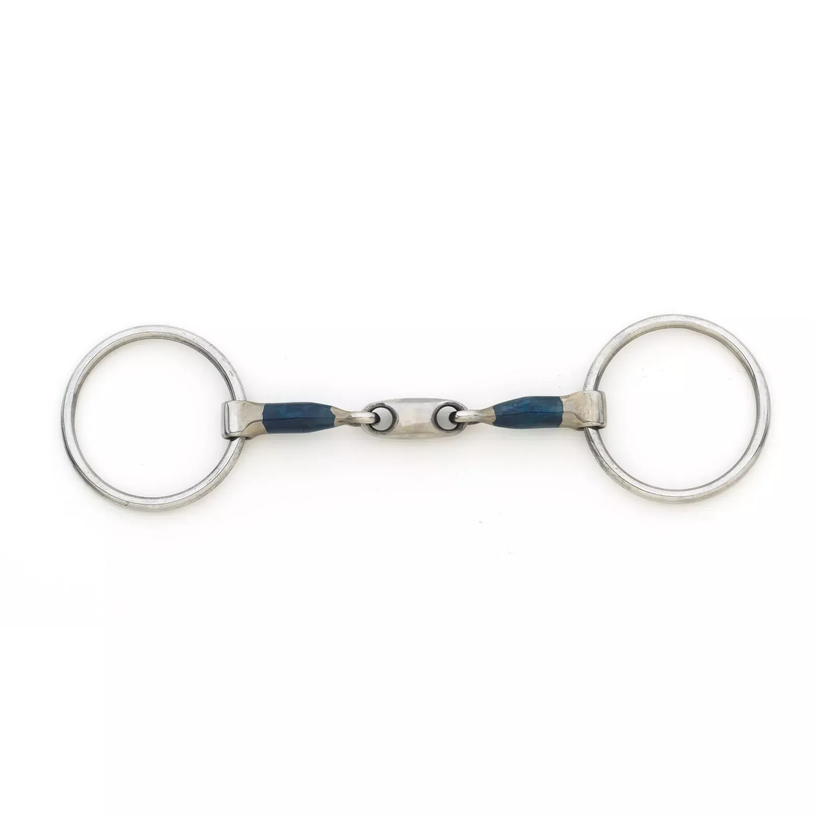 Blue Steel Med Oval Link Loose Ring