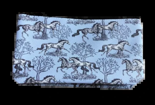 Blue Toile Cosmetic Case