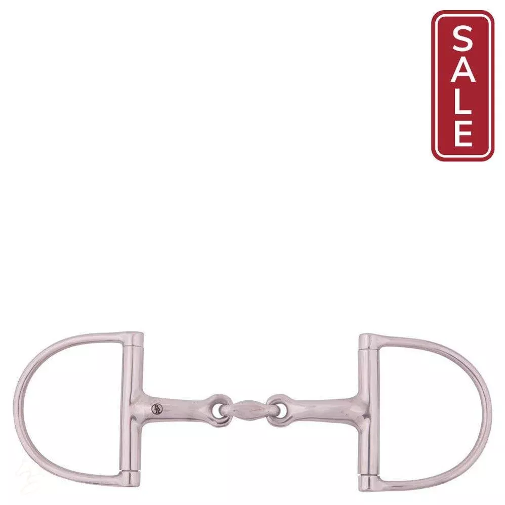 BR Double Jointed Dee Ring Snaffle