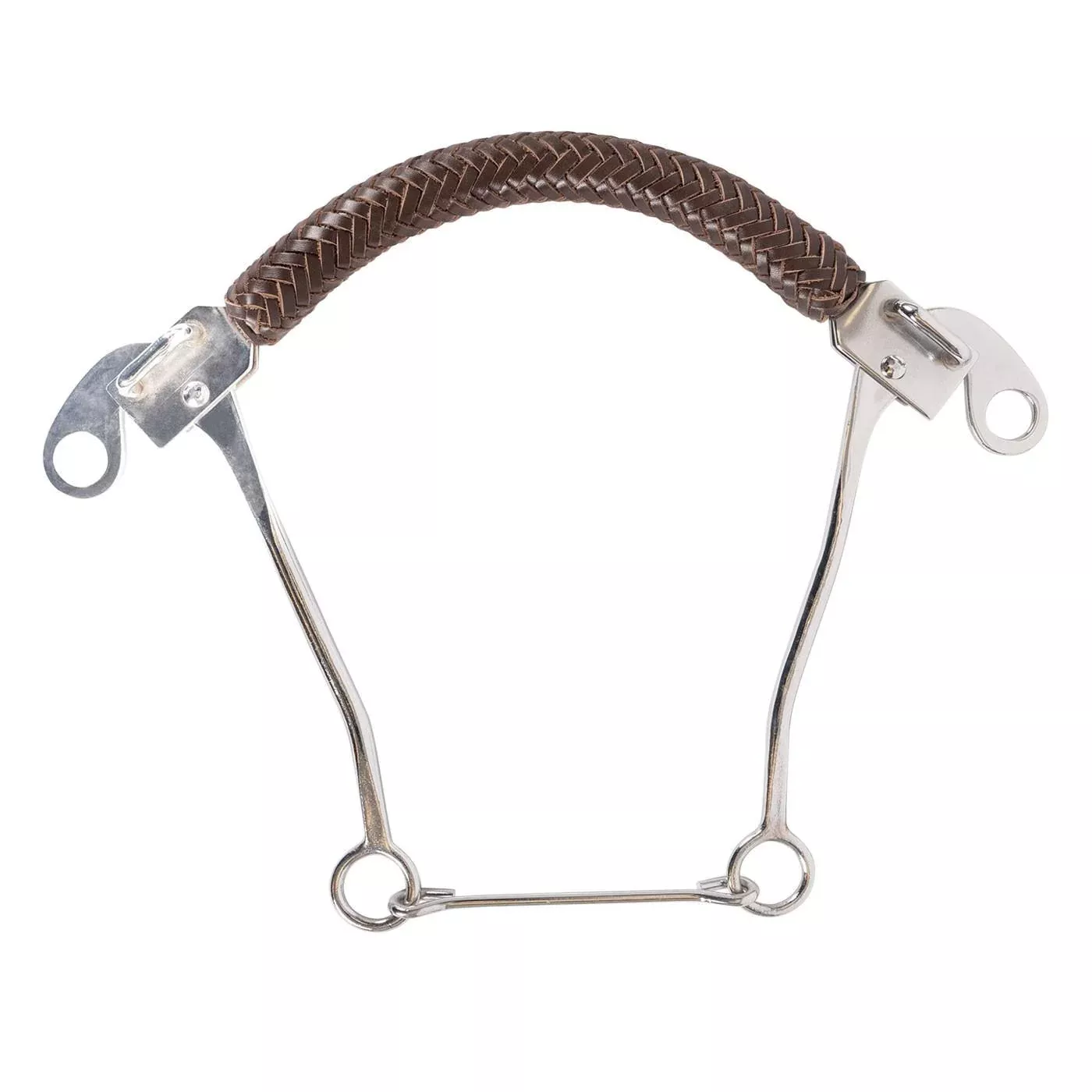 Braided Leather Mechanical Hackamore