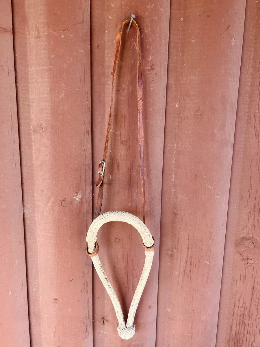 Braided Rawhide Bosal with Leather Hanger