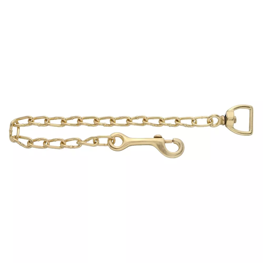 Brass-Plated 20" Lead Chain