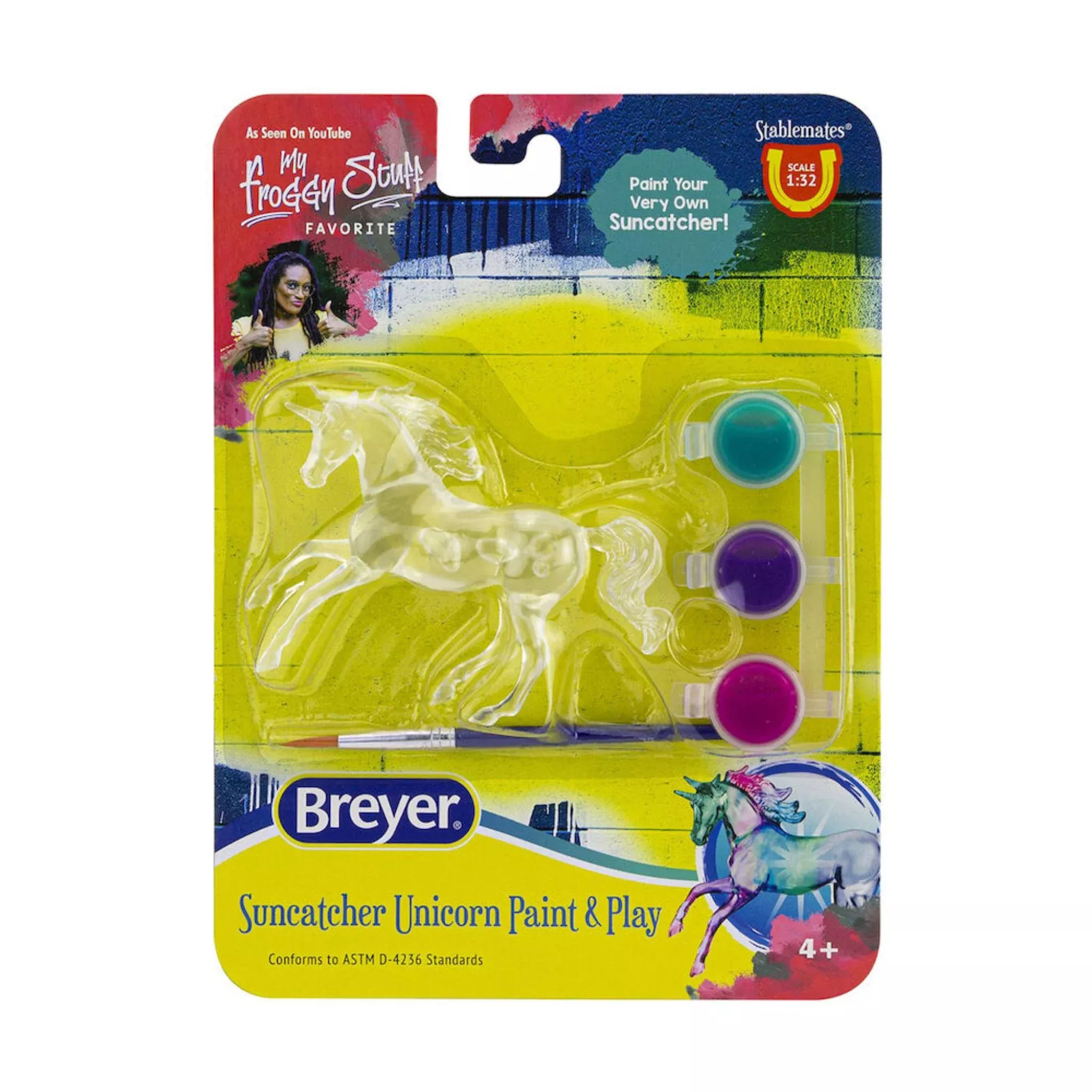 Breyer Activity Suncatcher Unicorn Paint n Play Singles