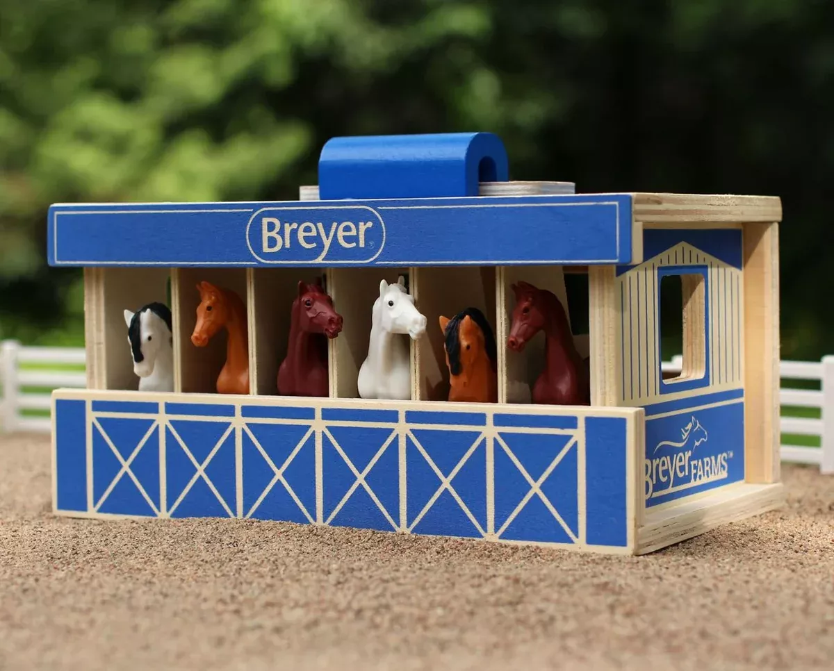 Breyer Farms™ Wood Carry Stable