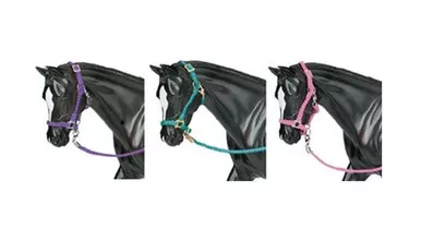 Breyer Hot Colored Nylon Halters - 3 Piece Assortment