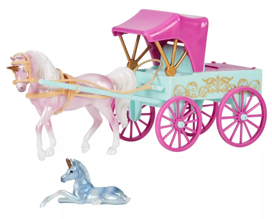 Breyer - Magic Unicorn Carriage & Foal Playset