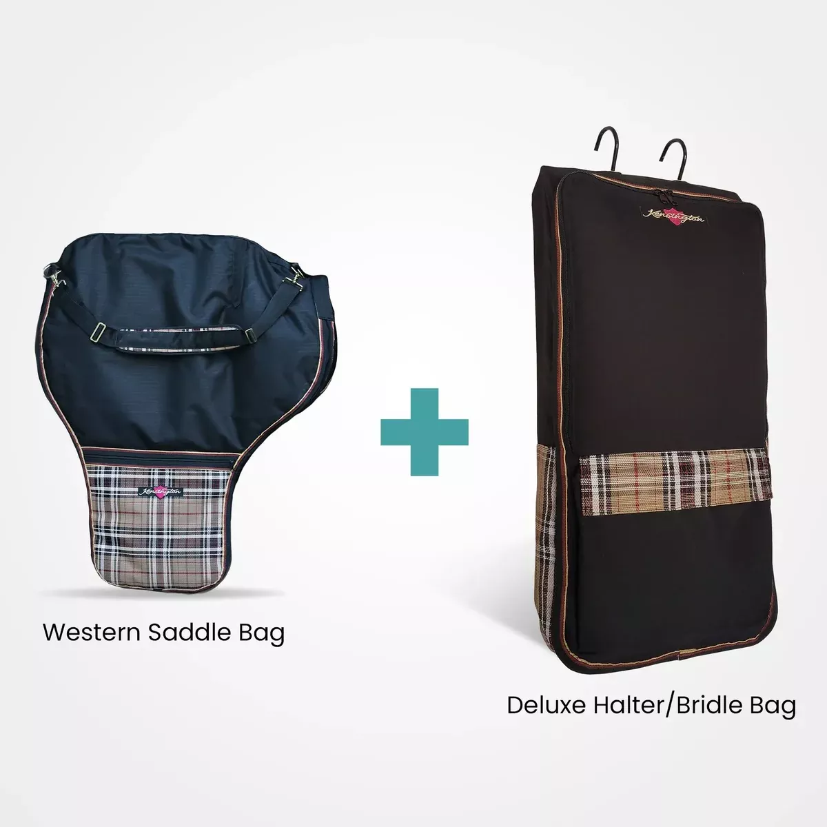 Bundle: Western Saddle Protective Carry Bag & Halter/Bridle Bag
