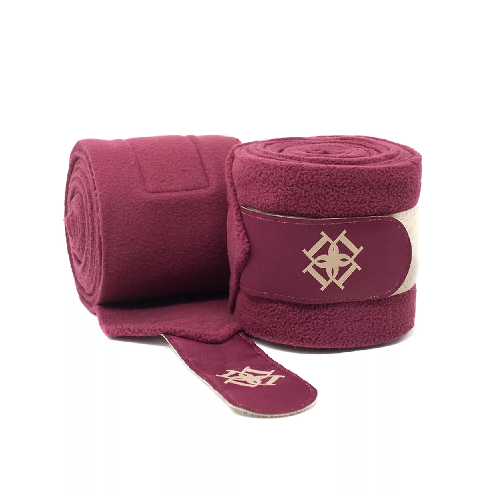 Burgundy Fleece Bandages
