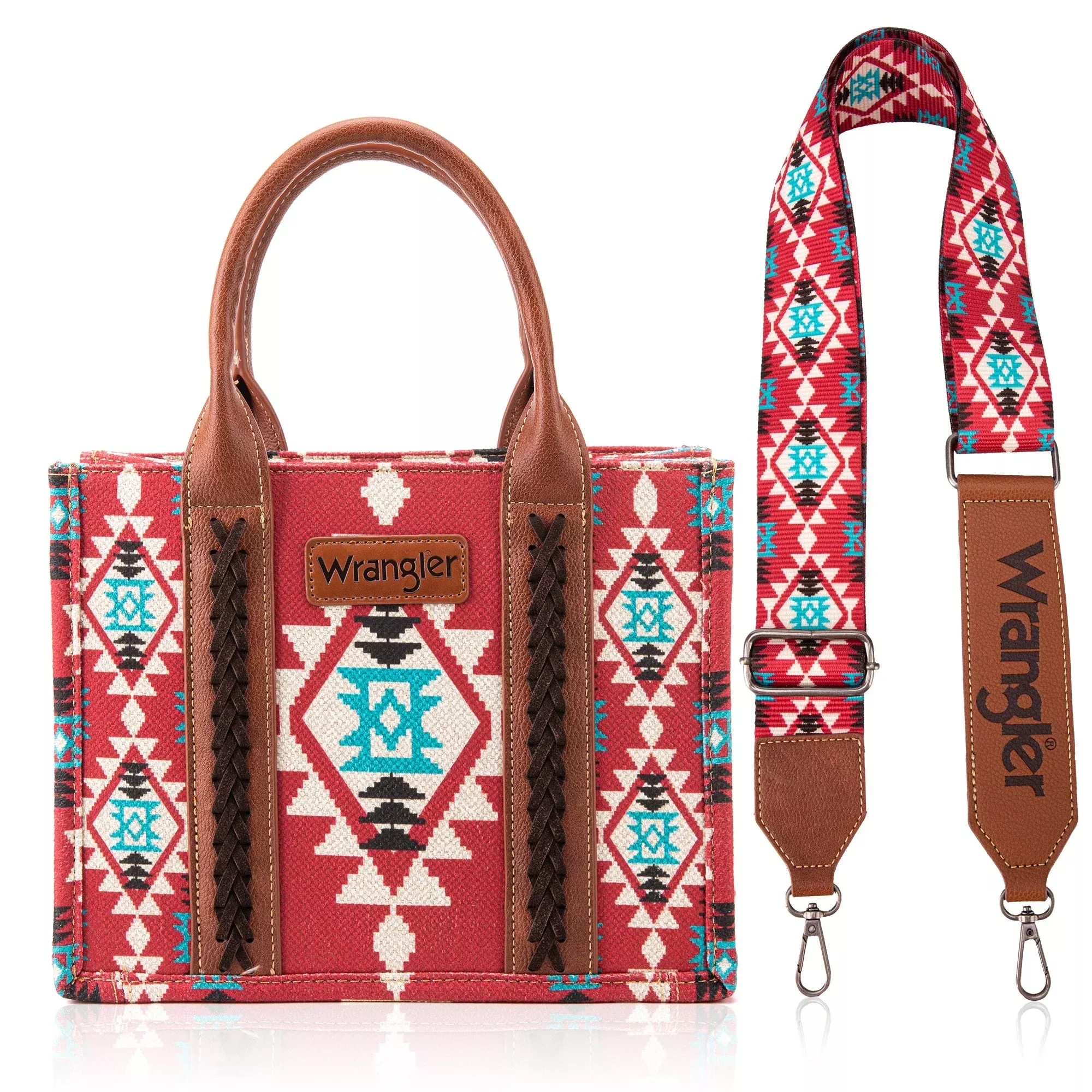 Burgundy Wrangler Canvas Crossbody