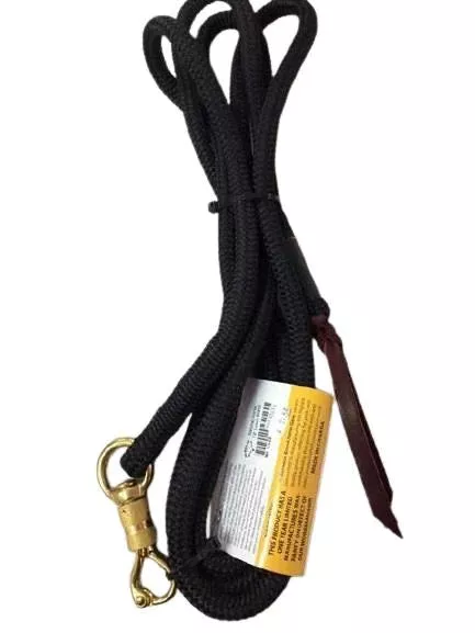 BURWASH BRAND - NH LEAD 12' W SNAP - BLACK