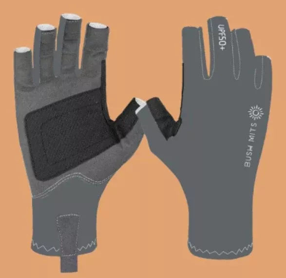 Bush Mits Extended Sleeve Grey
