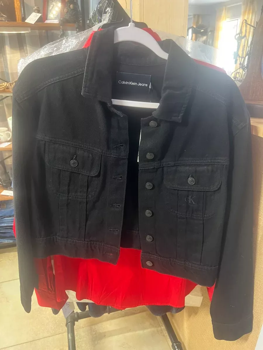 Calvin Klein Jean Jacket - Black - Size M