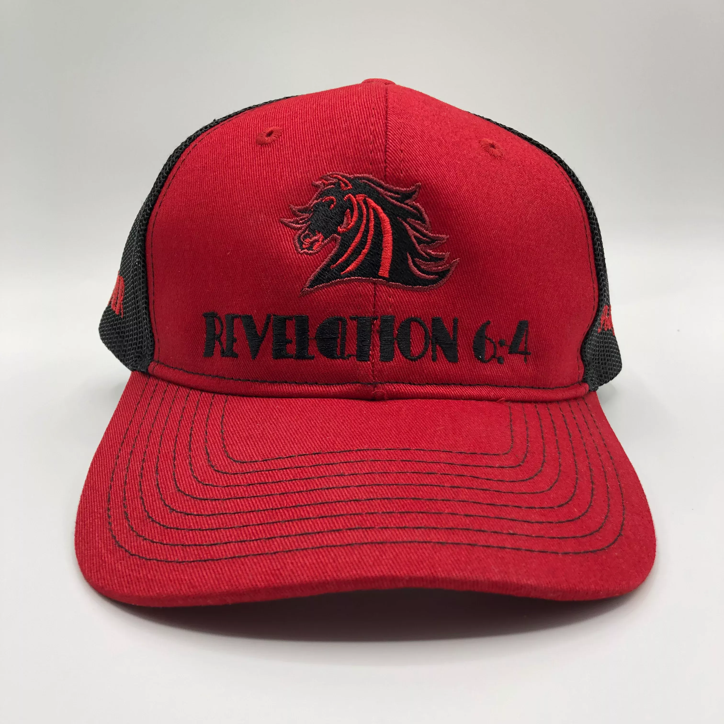 Cap-4 Horsemen Trucker-War-Red/Black