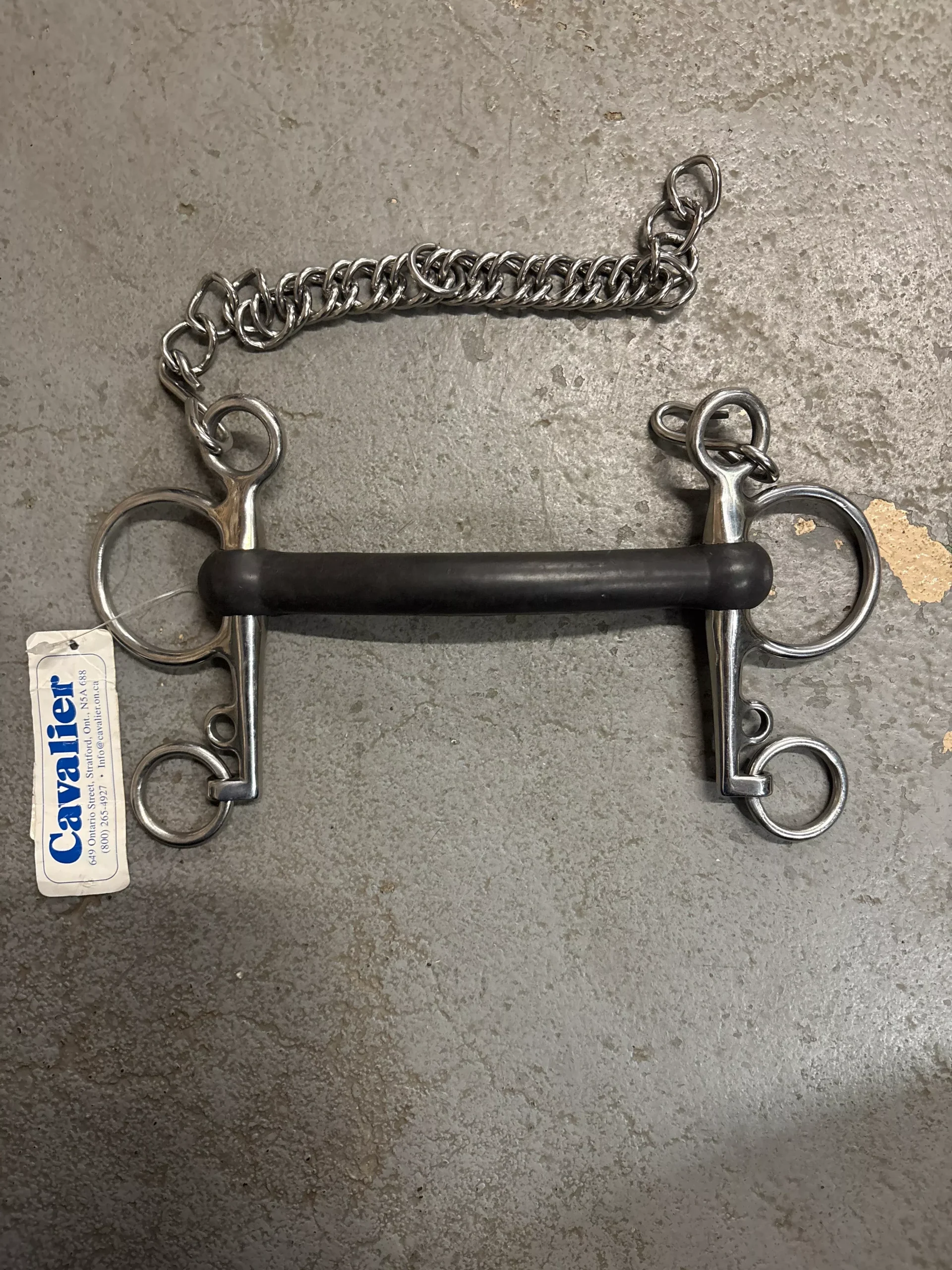 Cavalier Rubber Mouth Pelham 5.5"