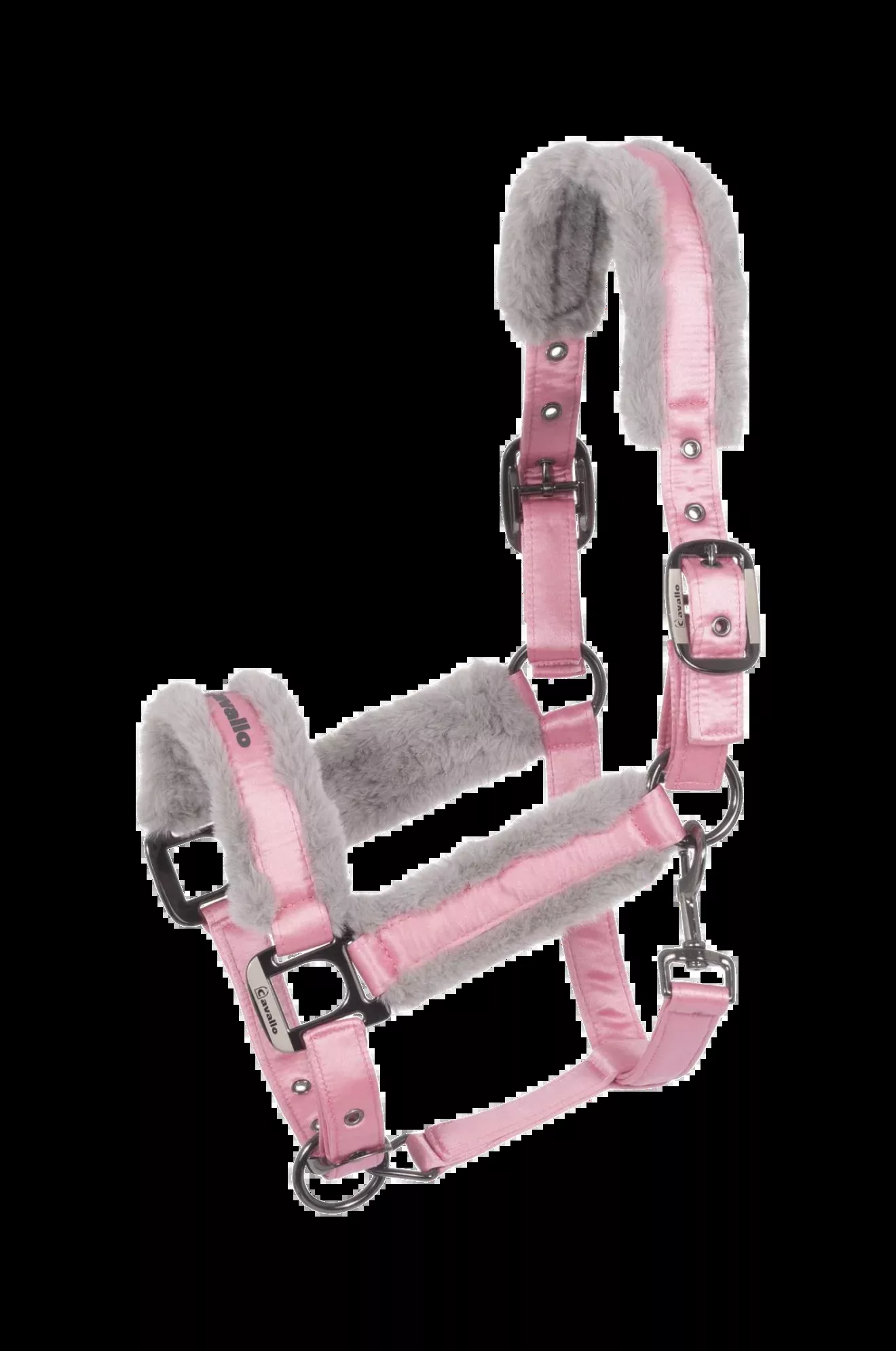 Cavaljero Satin Halter Faux Fur Padding-S26