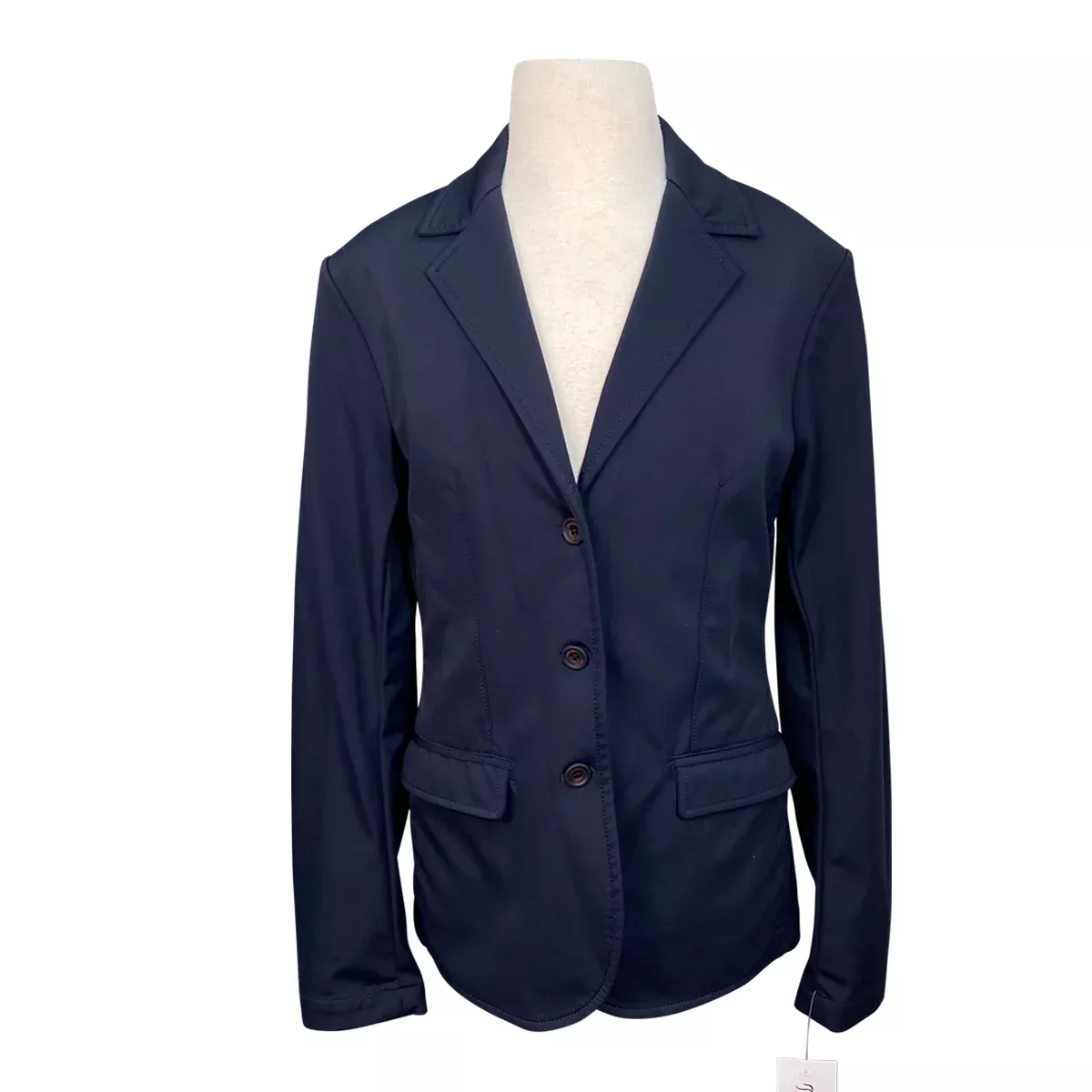 Cavalleria Toscana Junior Competition Riding Jacket in Navy - Children's 10
