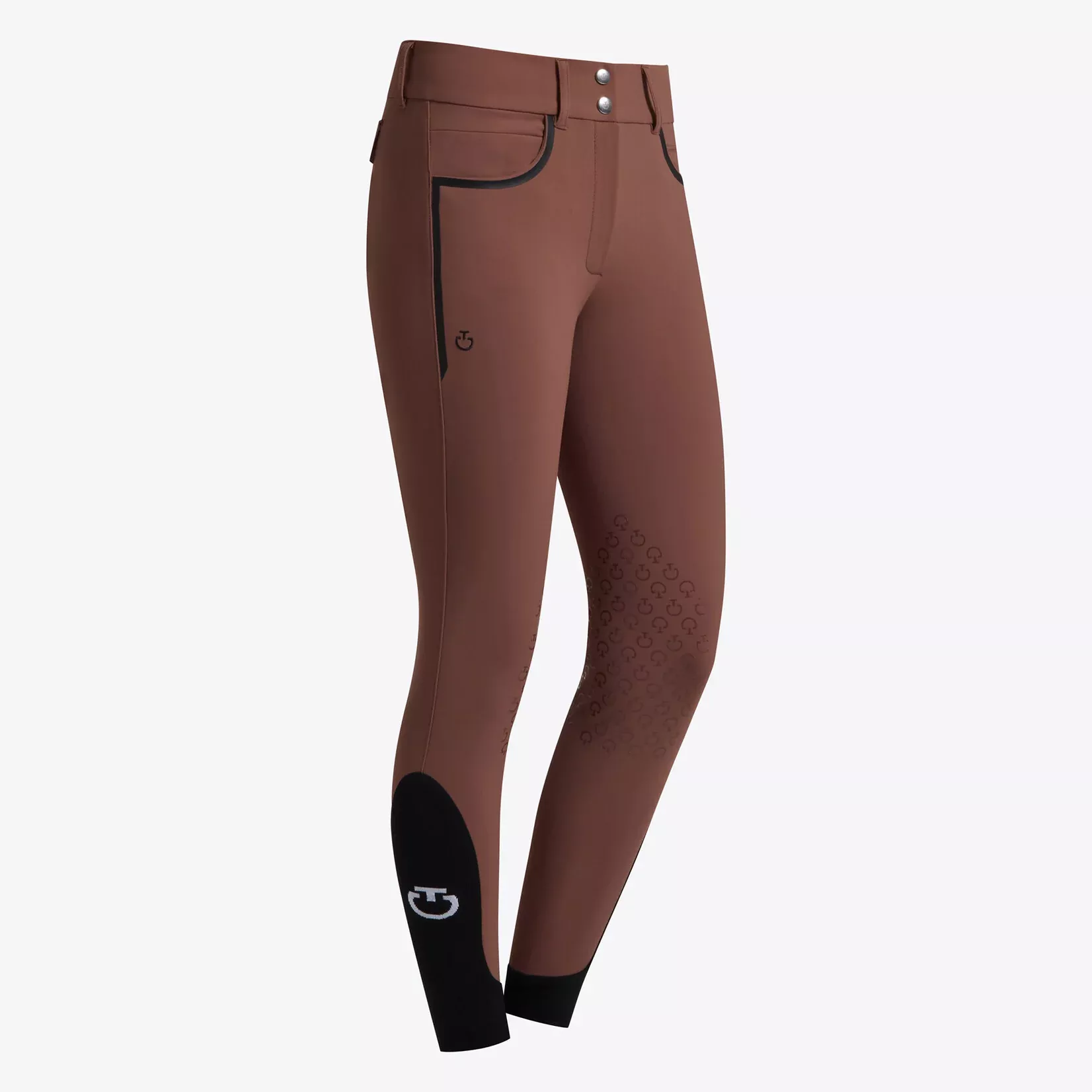 Cavalleria Toscana Knee Patch w/Back Pocket Detail - Mink