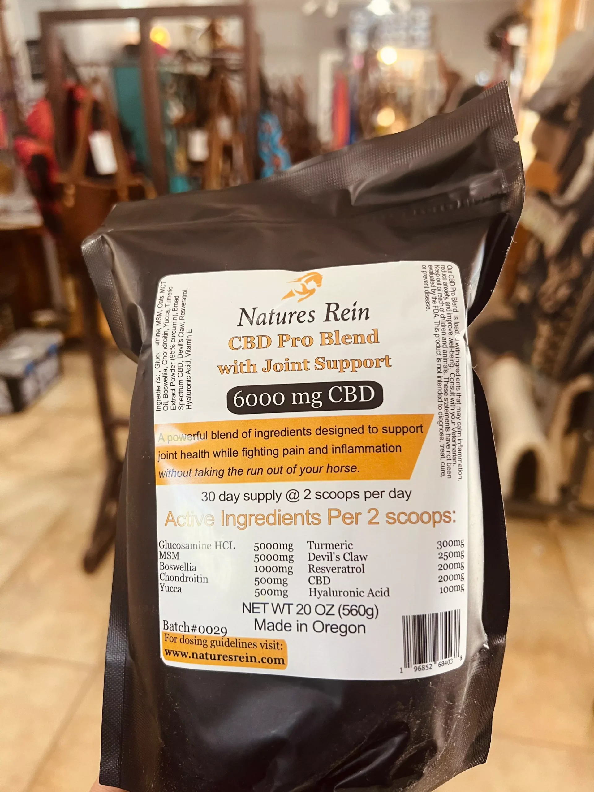 CBD Pro Blend with Joint Support by Natures Rein