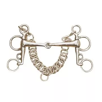 Centaur Stainless Steel Joint Tom Thumb Pelham Bit