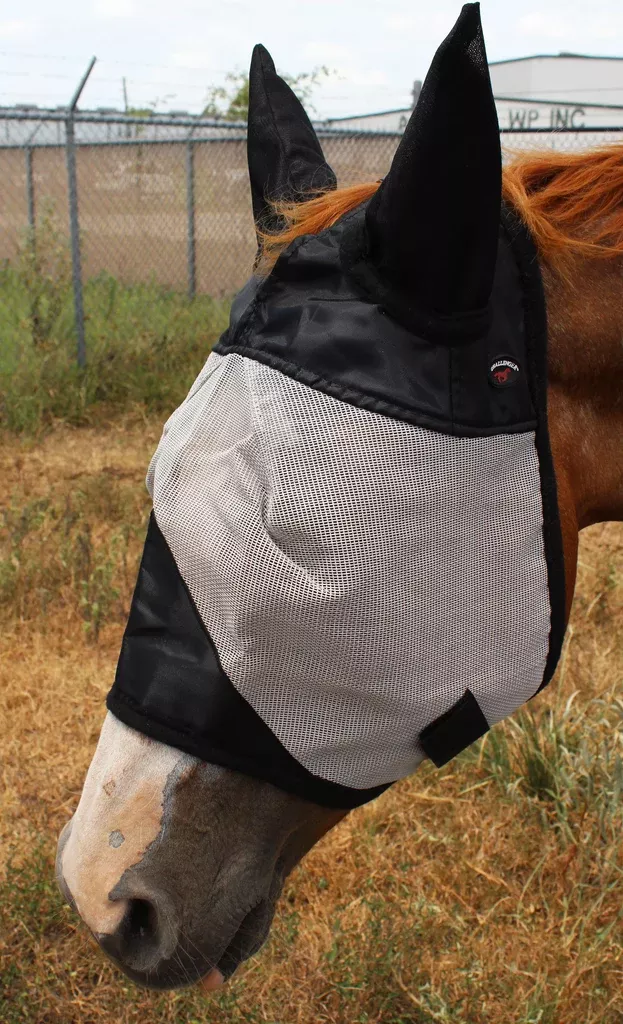 Challenger Equine HorseFlyMask Summer Spring Airflow Mesh 73286