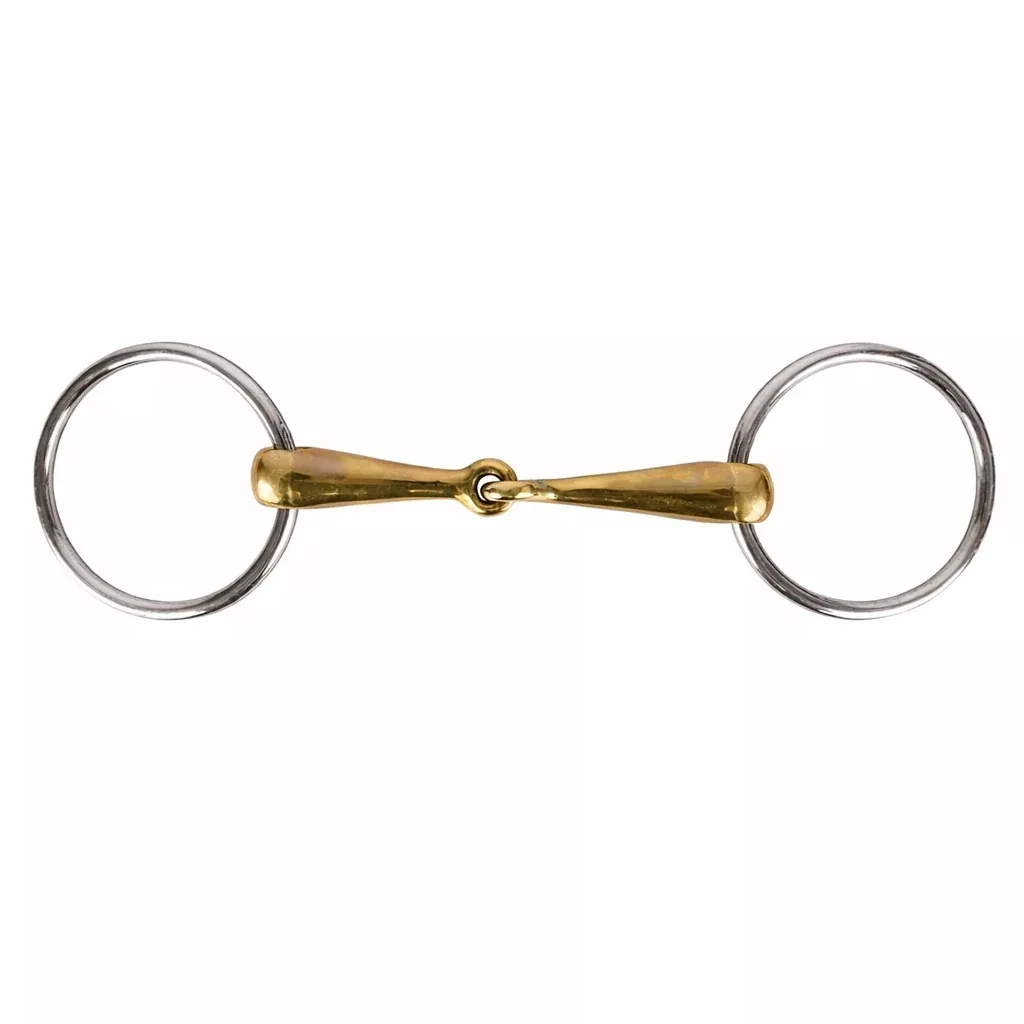 Challenger Loose Ring Copper Mouth Snaffle Horse Bit 35492