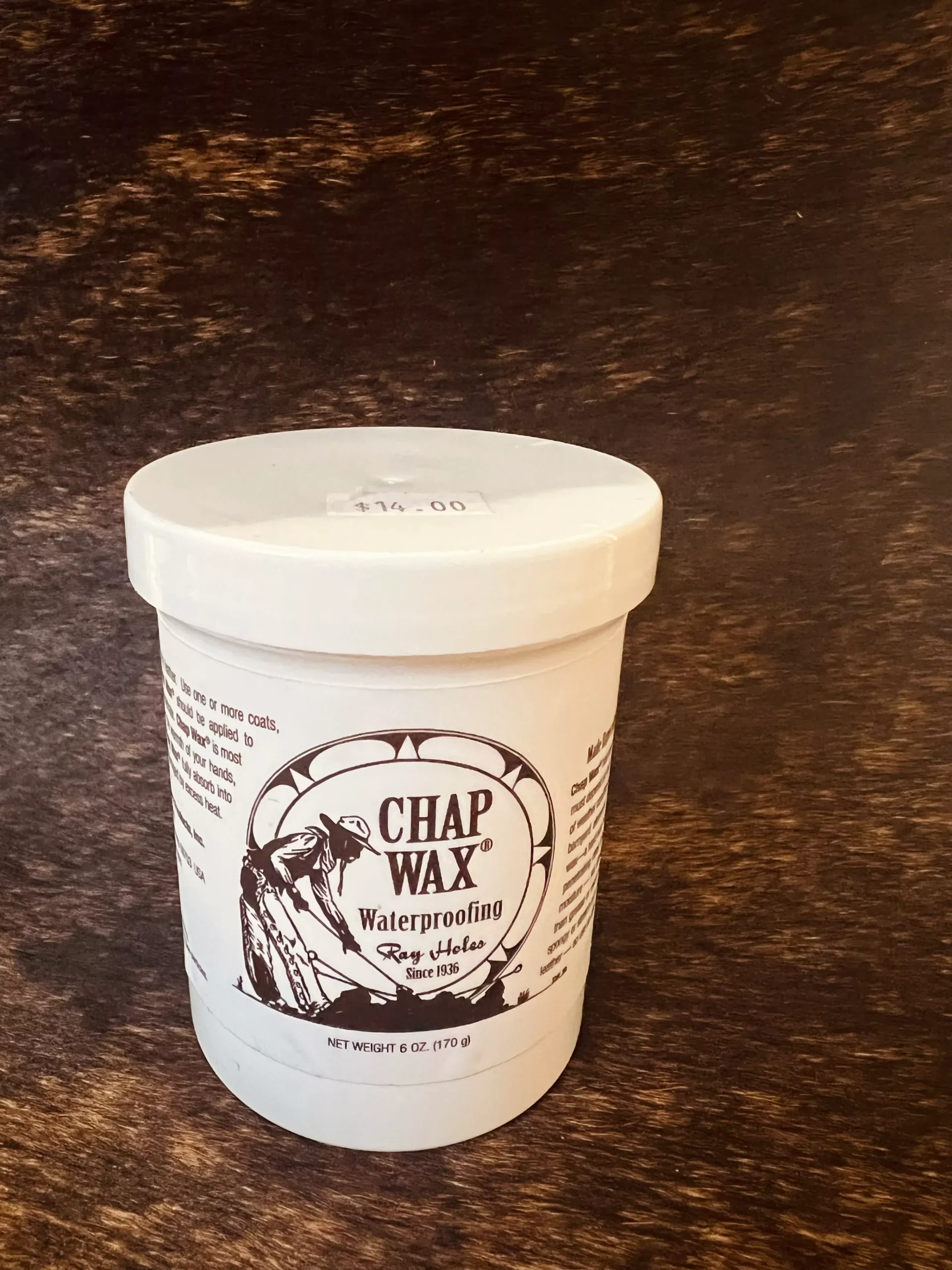 Chap Wax by Ray Holes - 6 oz