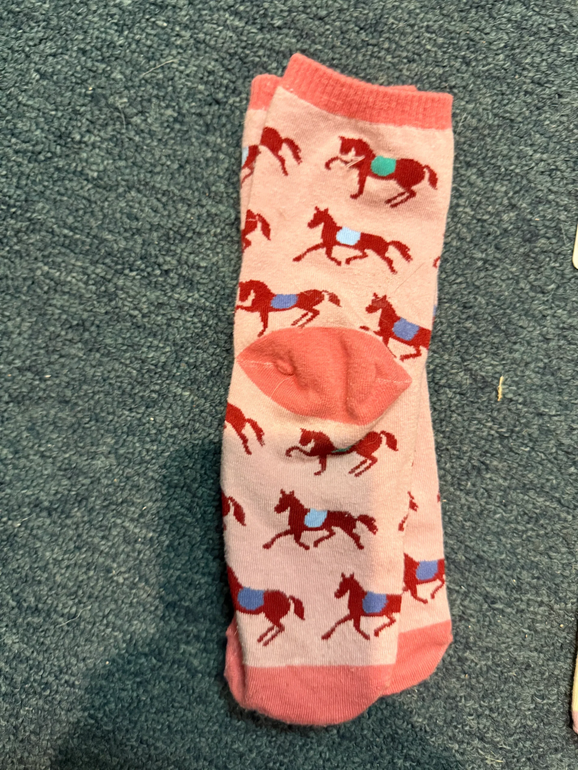Child Horse themed socks assorted