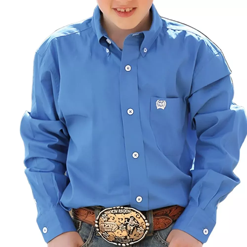 Cinch Boy's Solid Button Shirt