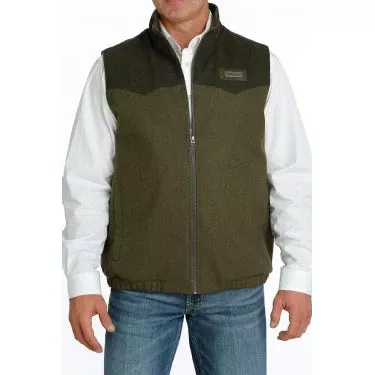 Cinch Men's Conceal Carry Blanket Lined Wooly Vest