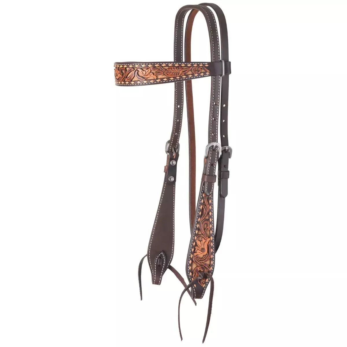 Circle Y - Dusty Floral Browband Headstall