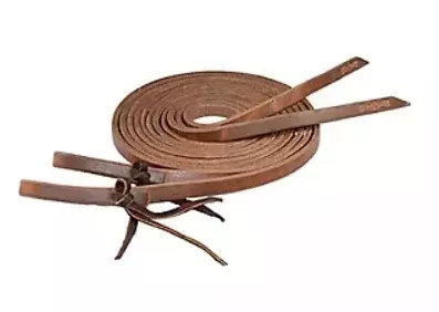 Circle Y Latigo Leather 7ft Split Reins
