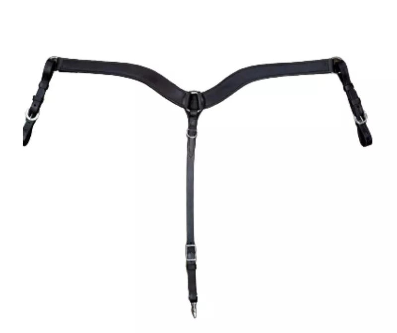 Circle Y No Choke Tapered Smooth Breast Collar -
