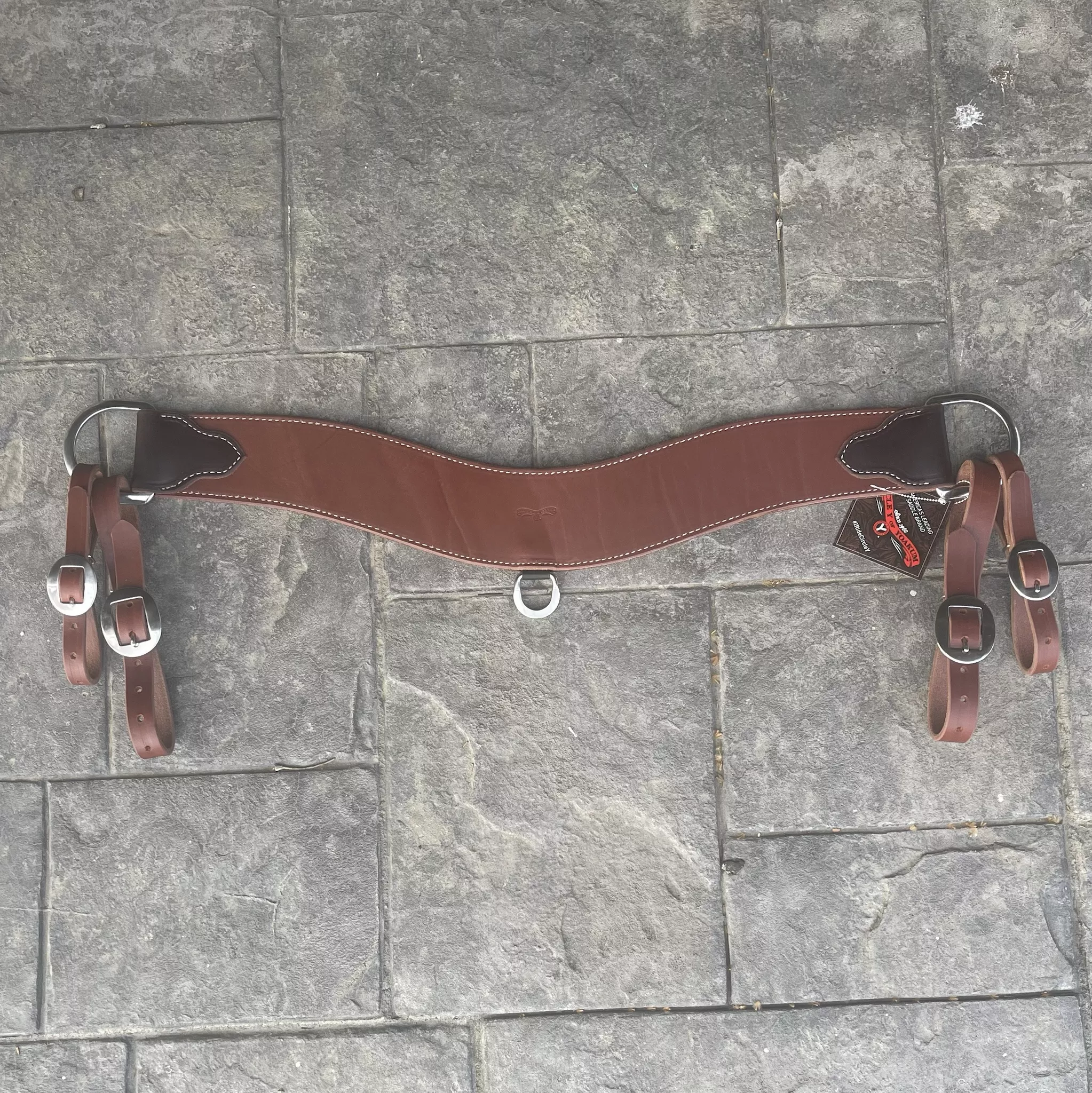 Circle Y Rosewood Tripping Breast Collar