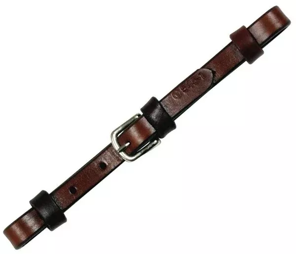 Circle Y Smooth Leather Curb Strap-5/8"