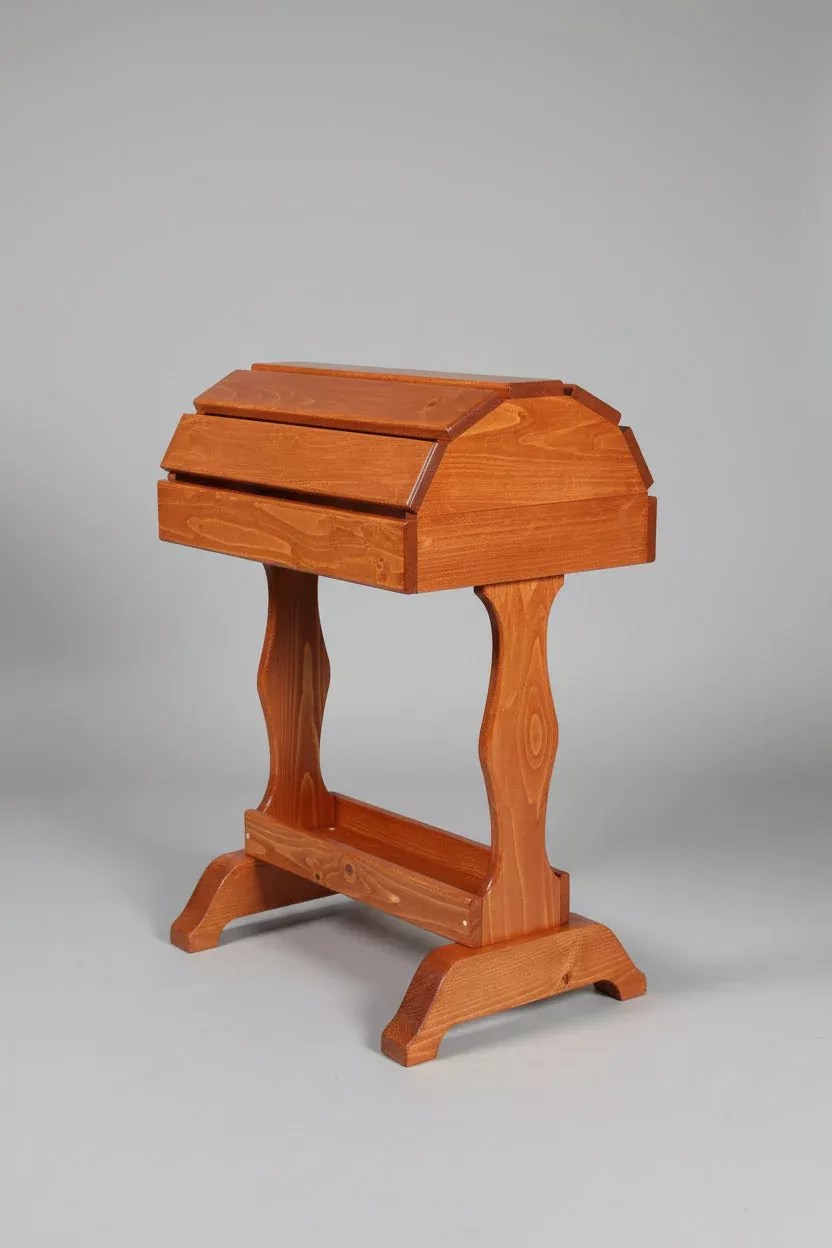 Classic Wooden Saddle Stand / Traditional Cherry Stain