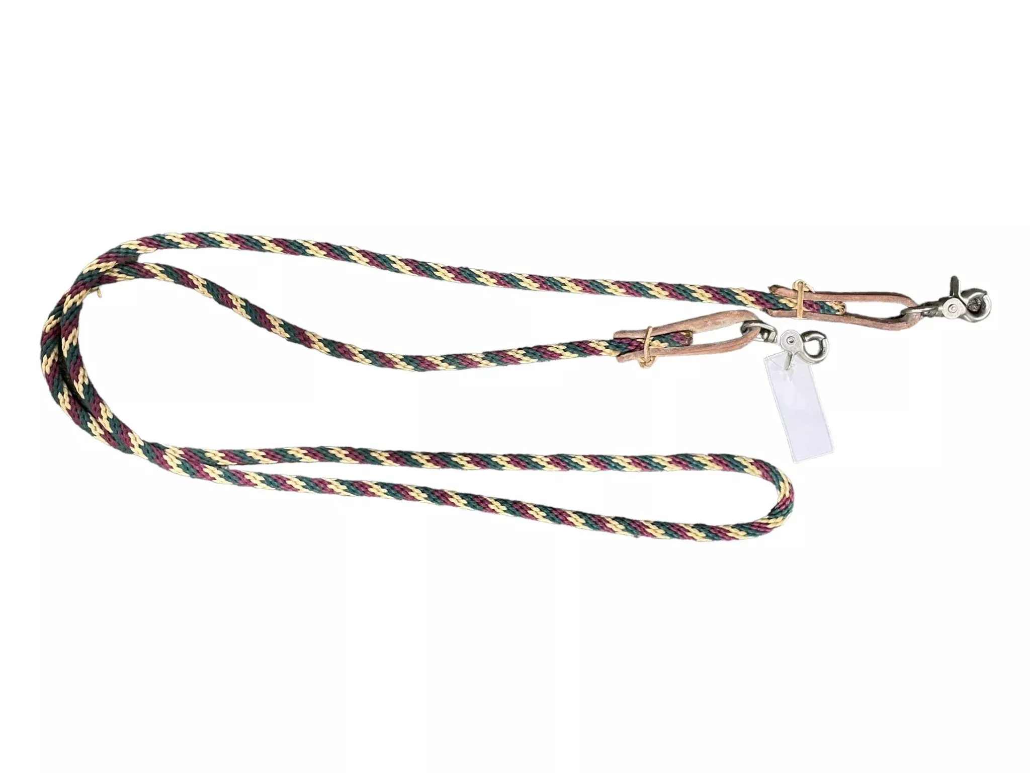 Clip On Reins - Green/Red/Yellow - USED