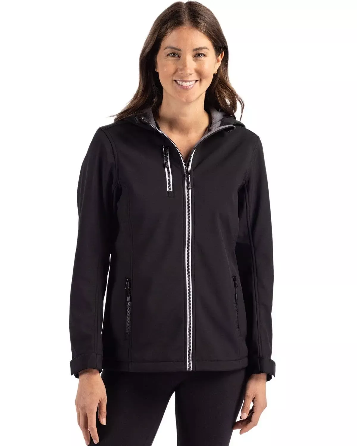 Clique Telemark Eco Stretch Full Zip Womens Hooded Jacket