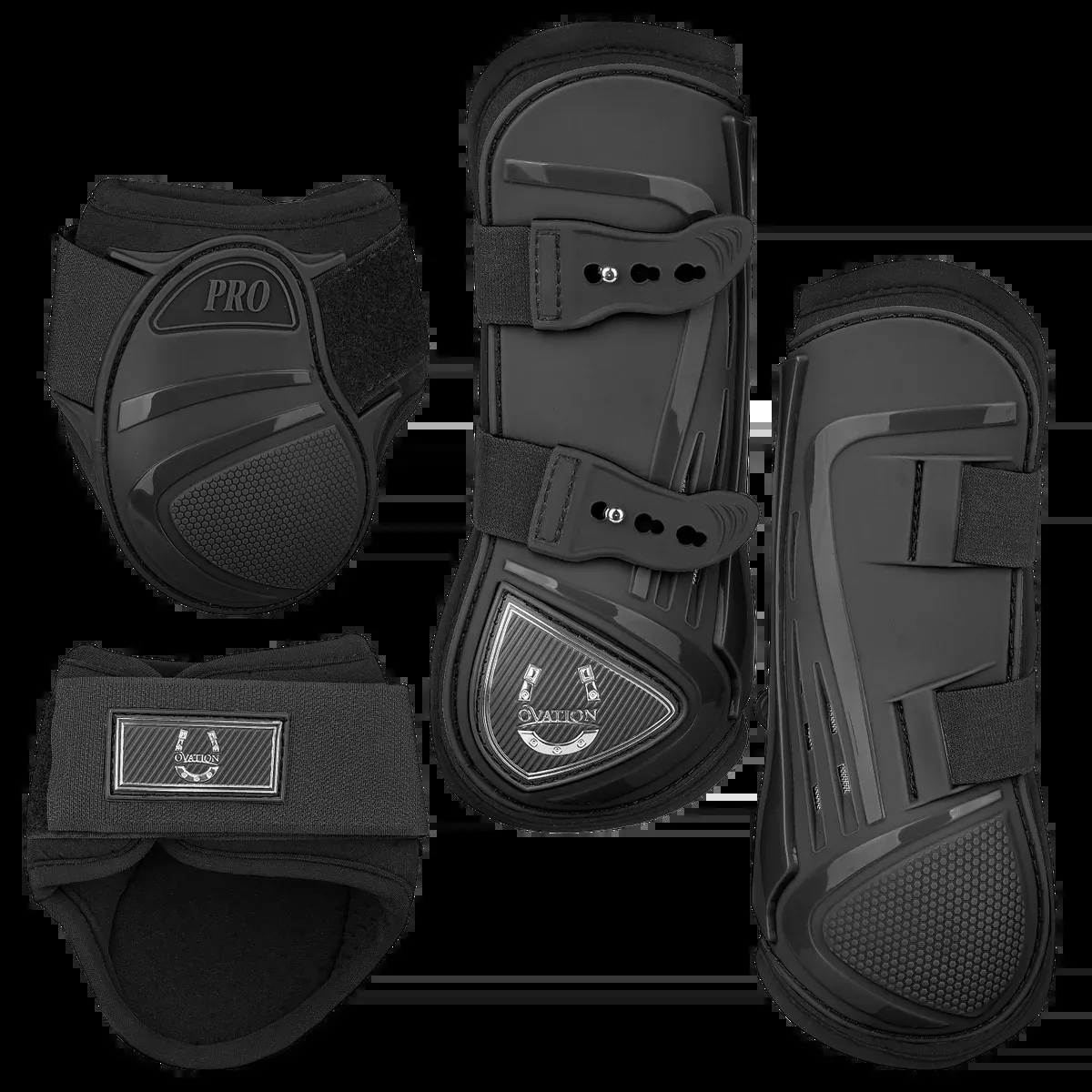 Color Collection by Ovation Lucky Horse Boot Set - Black