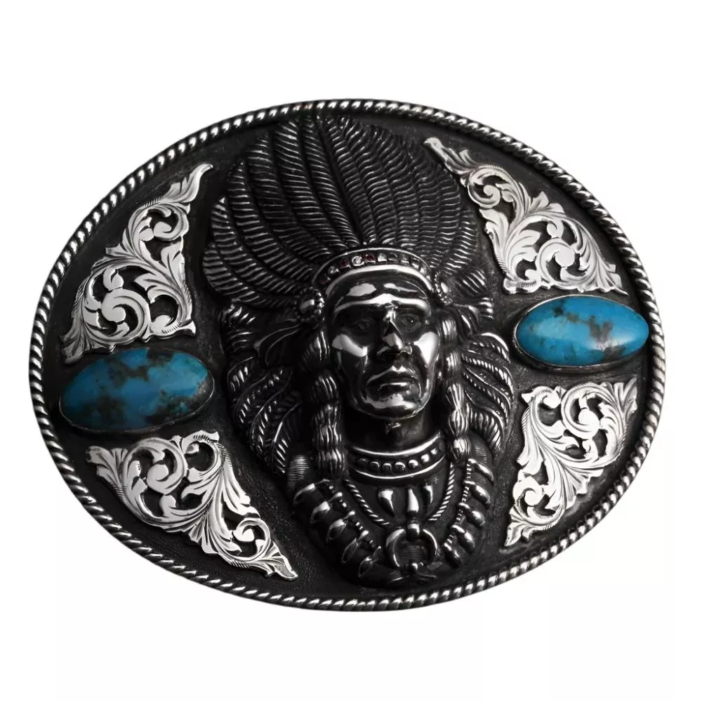 Comstock Heritage Chief Severo Turquoise Buckle