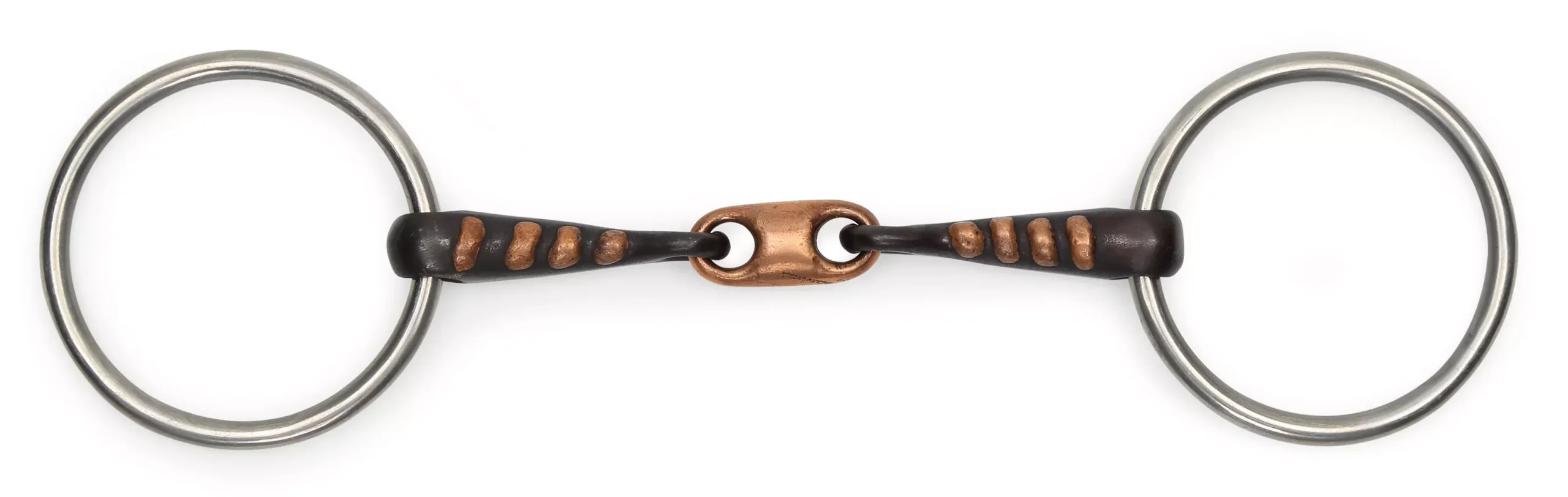 Copper Lozenge Snaffle with Raised Rib